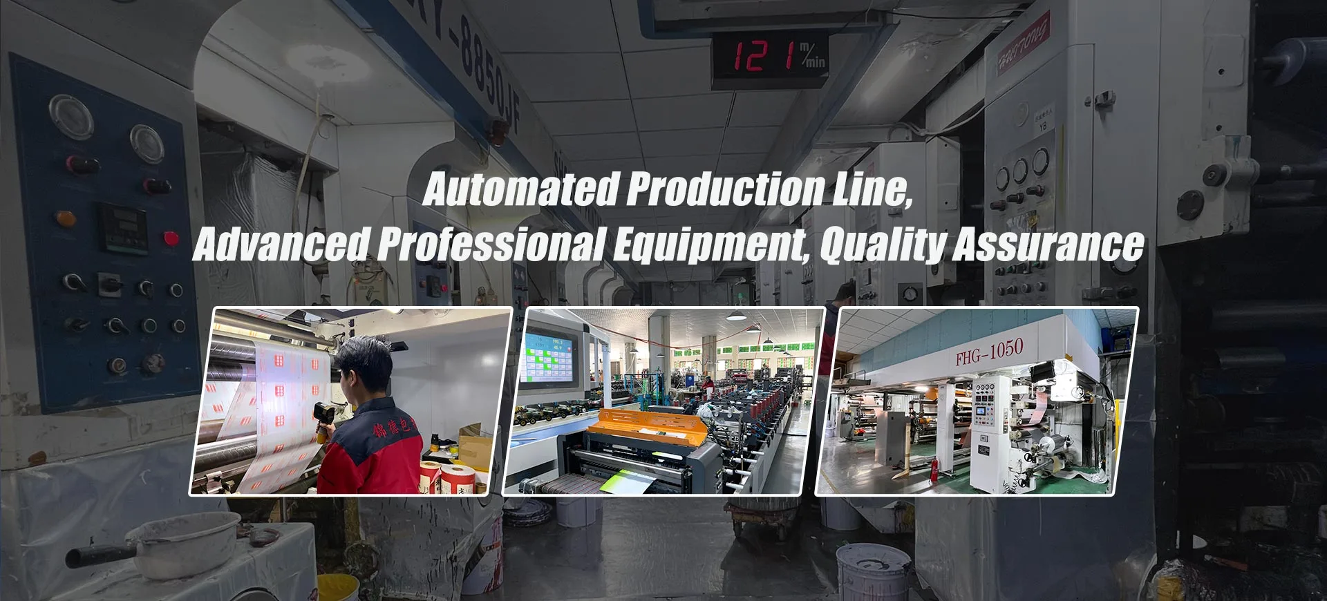 Line produksi otomatis, peralatan profesional majeng, jaminan kualitas