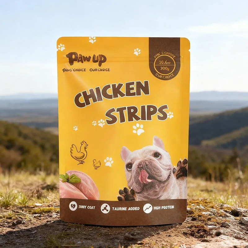 Kantong panganan kucing kertas kraft sing ramah lingkungan